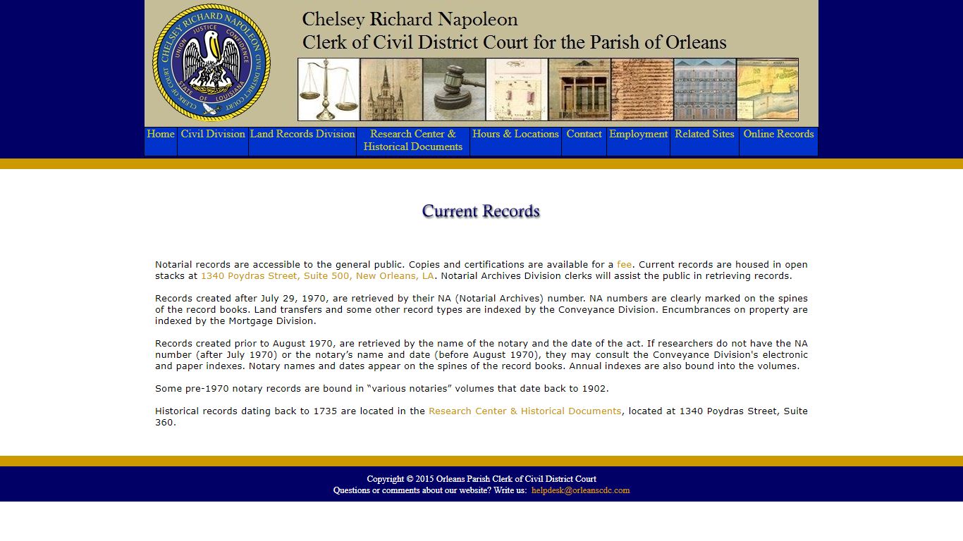 Orleans Parish Civil Clerk of Court